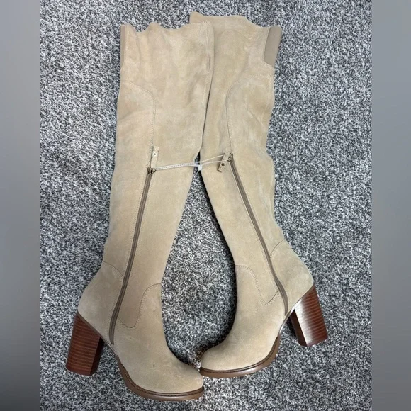 NWOB Kelsi Dagger Brooklyn Logan Fawn Suede Over-the-Knee Women's Boots 8 - Picture 9 of 16